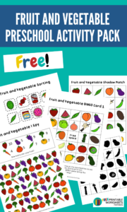 Fun-Filled Fruit and Vegetable Activity Pack