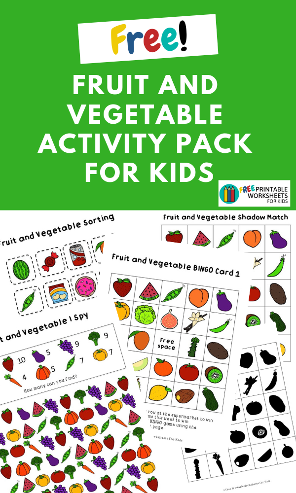 This bumper fruit and vegetable activity pack has a complete salad of activities for you to pick from, from a healthy eating sorting activity to fruit and vegetable bingo printables. 