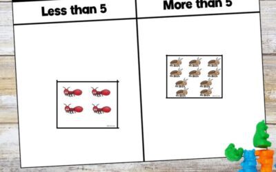 Insects Sort By Quantity (Counting Up to 10)