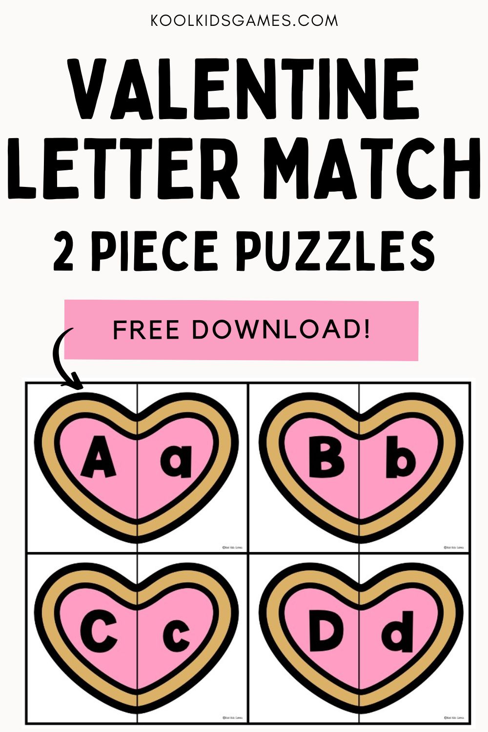 Put the hearts back together again by matching lowercase to capital letters in this fun Valentines Alphabet Match puzzle! This Valentines Day center is easy to prepare and fun to play in a sensory bin, as a small group activity or individual practice station.