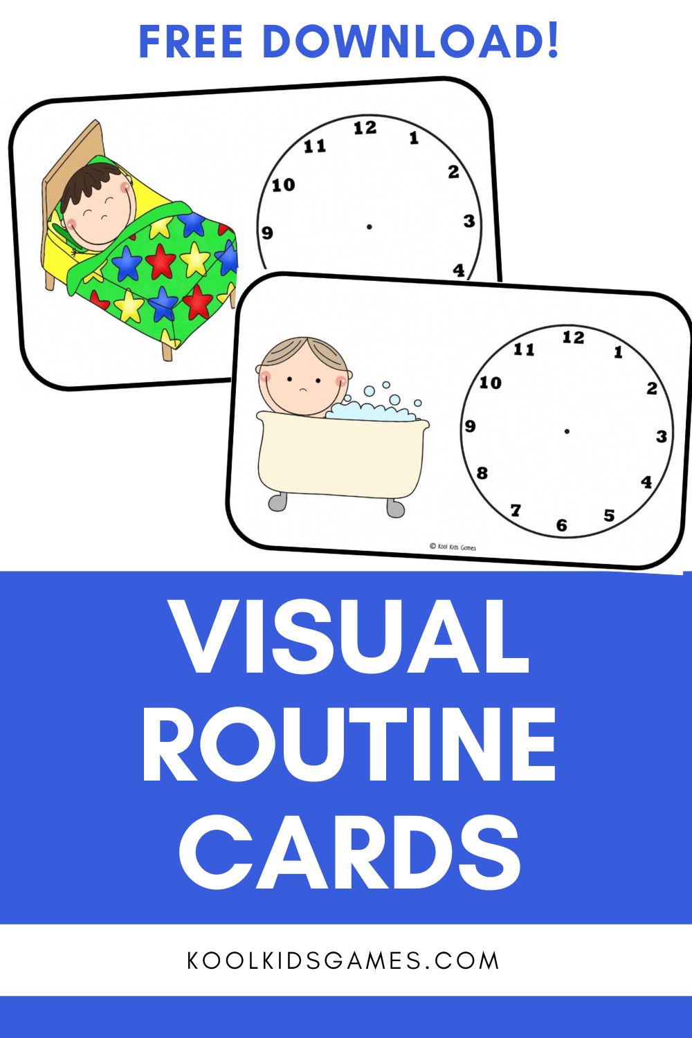 These daily routine cards are a fun way to practice learning to tell the time in first grade. It can also be used as visual routine cards for younger children. These daily schedule cards with clock faces left bank are super versatile!