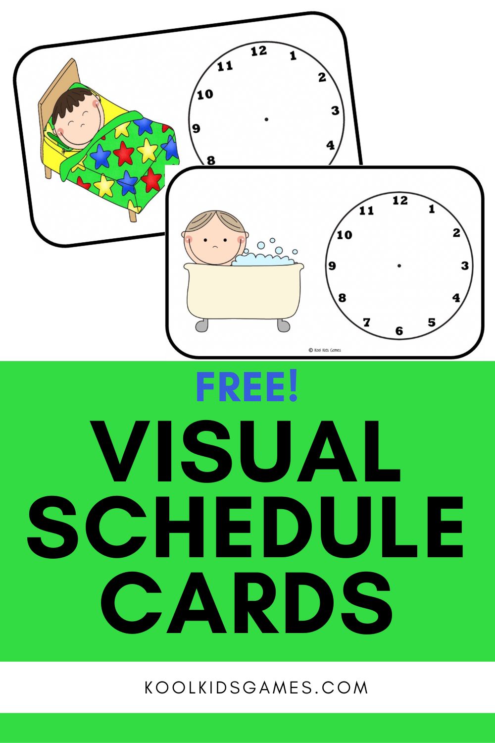 These daily routine cards are a fun way to practice learning to tell the time in first grade. It can also be used as visual routine cards for younger children. These daily schedule cards with clock faces left bank are super versatile!