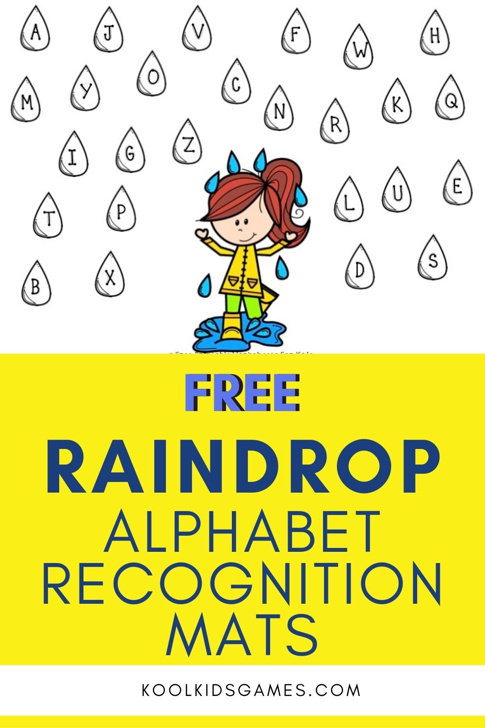 Rainy weather gives you a perfect excuse to pick out this rainy day alphabet activity as part of your general weather literacy activities for preschool. These pick and dab alphabet matching worksheets can be used whatever the weather as your students will love the fun graphics and simple gameplay.