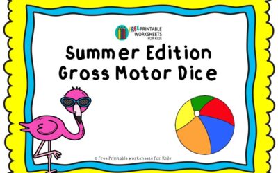 Summer Edition Gross Motor Dice