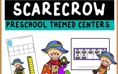 Scarecrow Themed Literacy and Math Centers