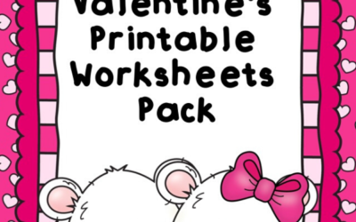 February Valentines Printable Worksheets Pack