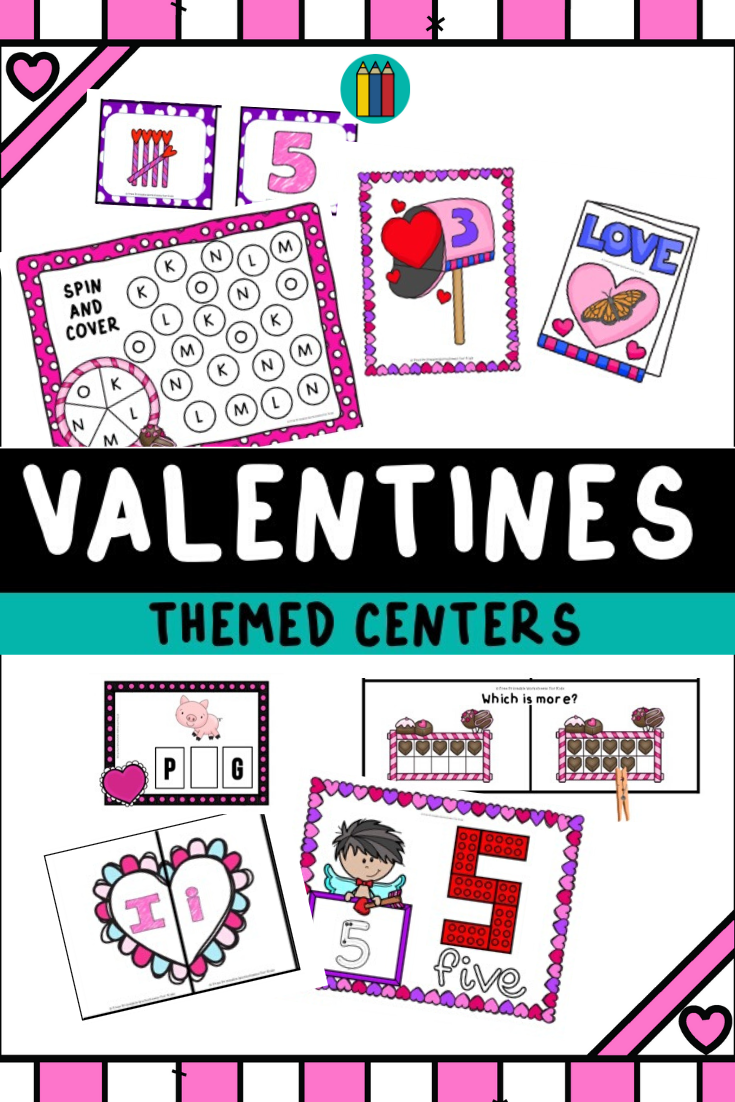 2 printable puzzles to work on number order, great for Valentines