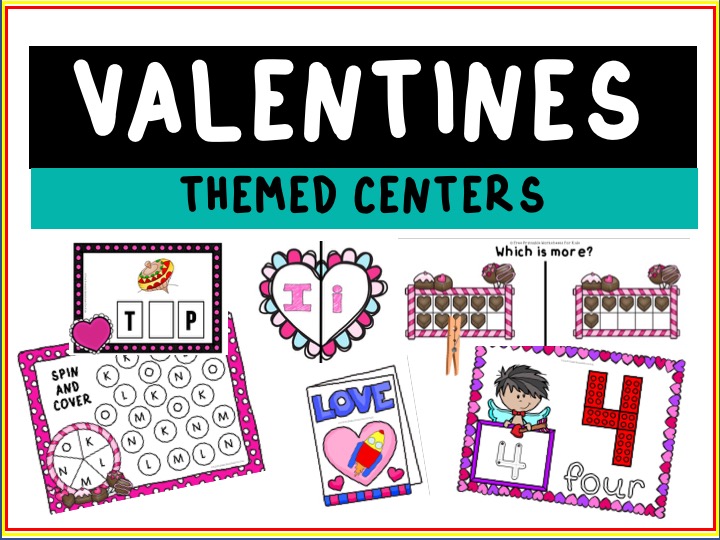 Fun Valentines Printables for Preschool and Kindergarten | 10 Literacy and Math Valentines Themed Games | Alphabet Numbers and Fine Motor Hands On Homeschool Activities | Kids Classroom Center Ideas #FreePrintableWorksheetsForKids #Valentines #Love #Heart