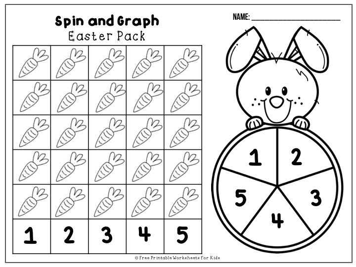 50 pages of free Easter themed printable worksheets for kids. Includes a variety of literacy, math and fine motor activities.