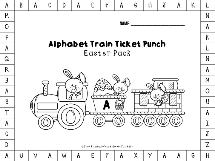 50 pages of free Easter themed printable worksheets for kids. Includes a variety of literacy, math and fine motor activities.