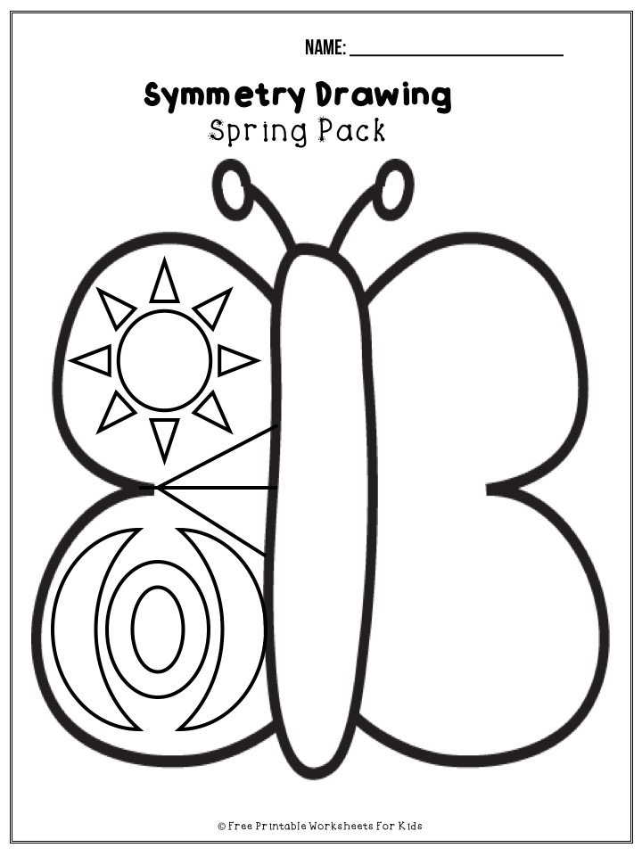 50 pages of free Spring themed printable worksheets for kids. Includes a variety of literacy, math and fine motor activities. Bring on the flower, frog and flying bugs fun!