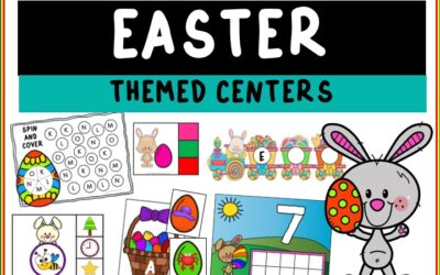 Easter Themed Literacy and Math Centers