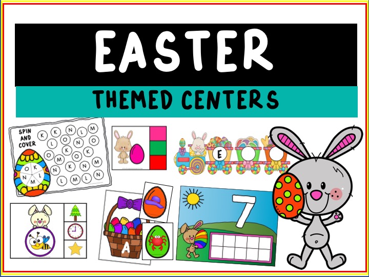 Fun Easter Printables for Preschool and Kindergarten | Easter Literacy and Math | Hands On Homeschool Activities | Kids Classroom Center Ideas and Worksheets #FreePrintableWorksheetsForKids #Easter #Bunny #Egg