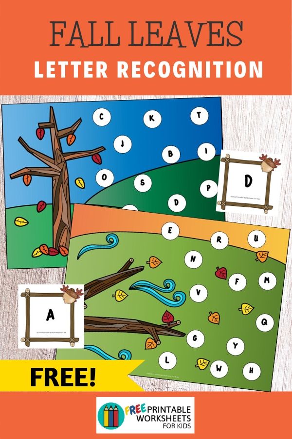 Looking for a preschool letter recognition activity? This fall alphabet printable will help your students with learning capital letters. Pick and cover one of the letter cards from a themed sensory bin and match the letter on the mat.