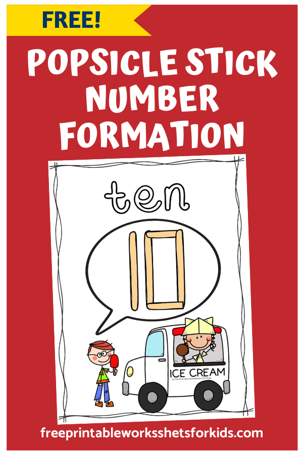 Looking for a new ice cream theme preschool activity? These number formation mats 1-10 are a perfect summer theme math center! Just grab some popsicle sticks and some craft velcro dots to get started.