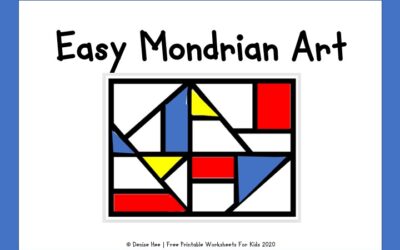 Easy Mondrian Art