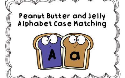 Peanut Butter and Jelly Alphabet Matching