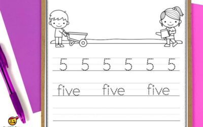 Spring Flowers Draw and Count Worksheets 1-10