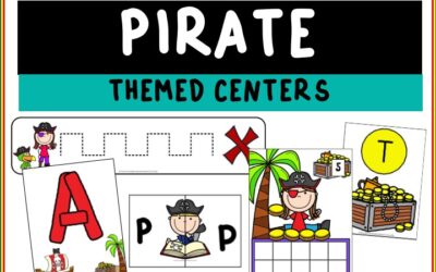 Pirate Themed Literacy and Math Centers