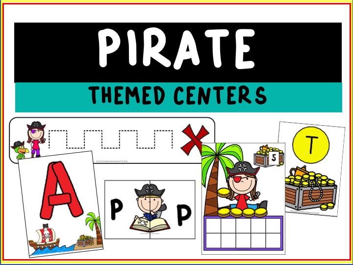 Fun Pirate Printables for Preschool and Kindergarten | Pirate Themed Games | Hands On Math Homeschool Activities | Kids Classroom Literacy Center Ideas and Worksheets #FreePrintableWorksheetsForKids #pirate #fantasy #dressup #skull #treasure #goldcoins