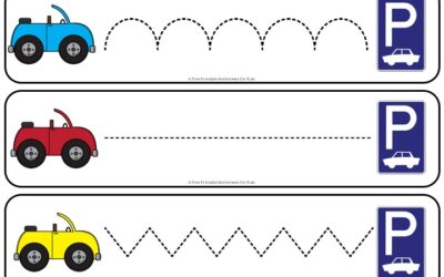 Parking Cars: 10 Free Transportation Tracing Lines to Download