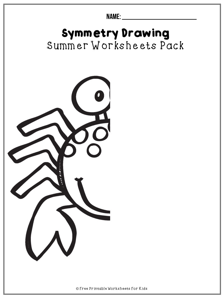 50 free pages of summer-themed fun worksheets for preschoolers and kindergarteners to work on their literacy, math and fine motor skills. Keep your kids busy during the summer holidays.