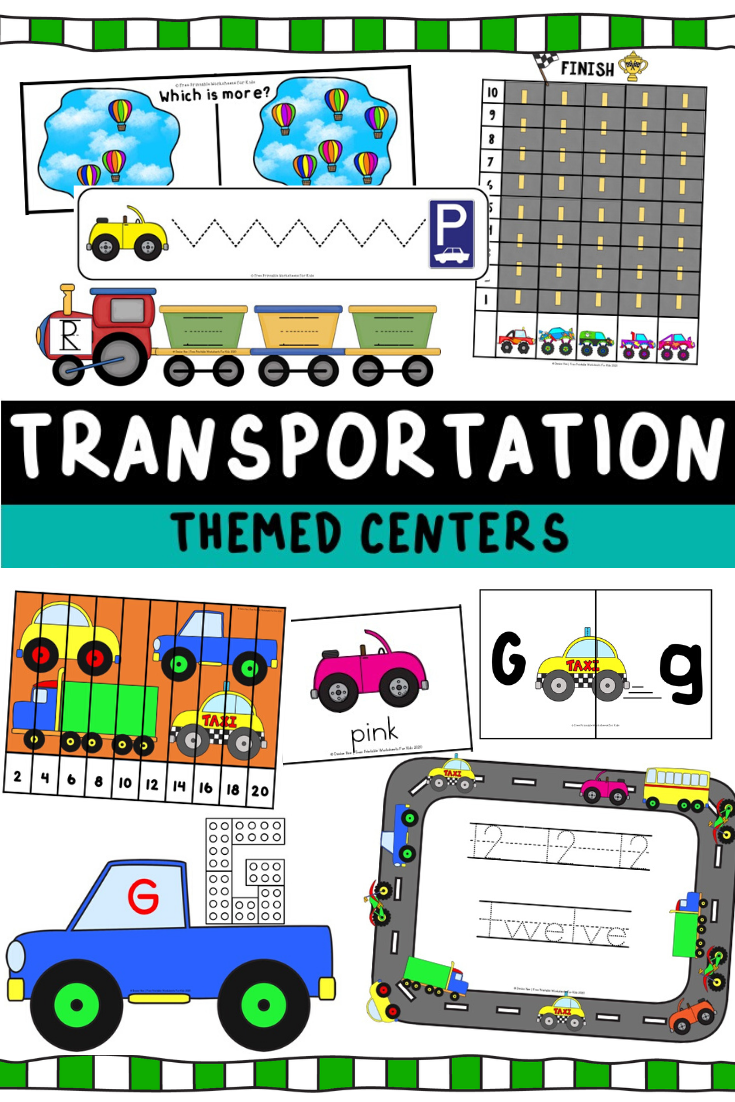 Kids will be zooming around with excitement when they see these 10 vehicle-themed literacy and math activities. Transportation is always fascinating for preschoolers and kindergarteners. This fun pack will help develop handwriting, number recognition, beginning sounds and so many more skills.