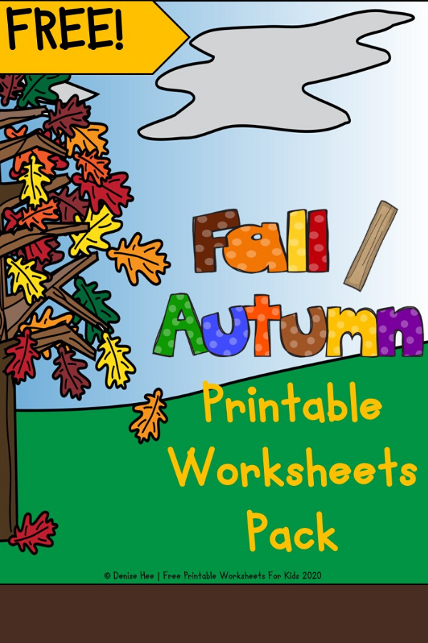 Fun Fall Printables for Preschool and Kindergarten | Autumn Themed Games | Hands On Math and Literacy Homeschool Activities | Kids Classroom Center Ideas and Worksheets #FreePrintableWorksheetsForKids #fall #autumn #worksheet