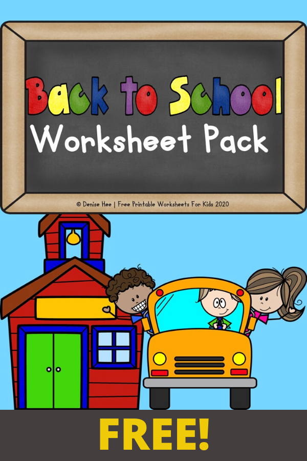 Fun Back To School Printables for Preschool and Kindergarten | Back To School Themed Games | Hands On Literacy and Math Homeschool Activities | Kids Classroom Center Ideas and Worksheets #FreePrintableWorksheetsForKids #backtoschool #august worksheetpacket