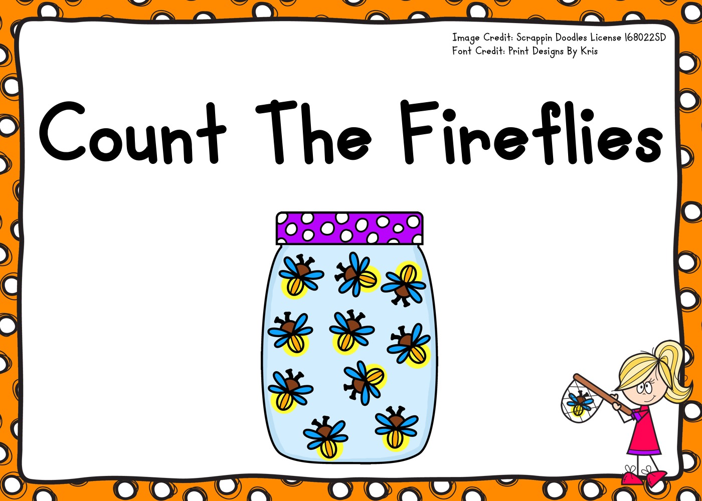 Count The Fireflies 1-10