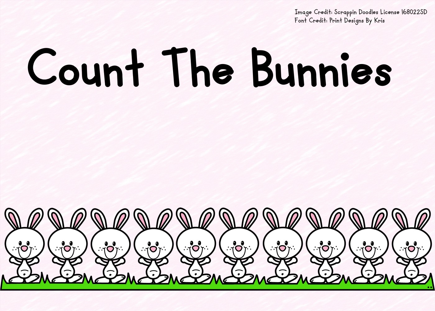 Count The Bunnies 1-10