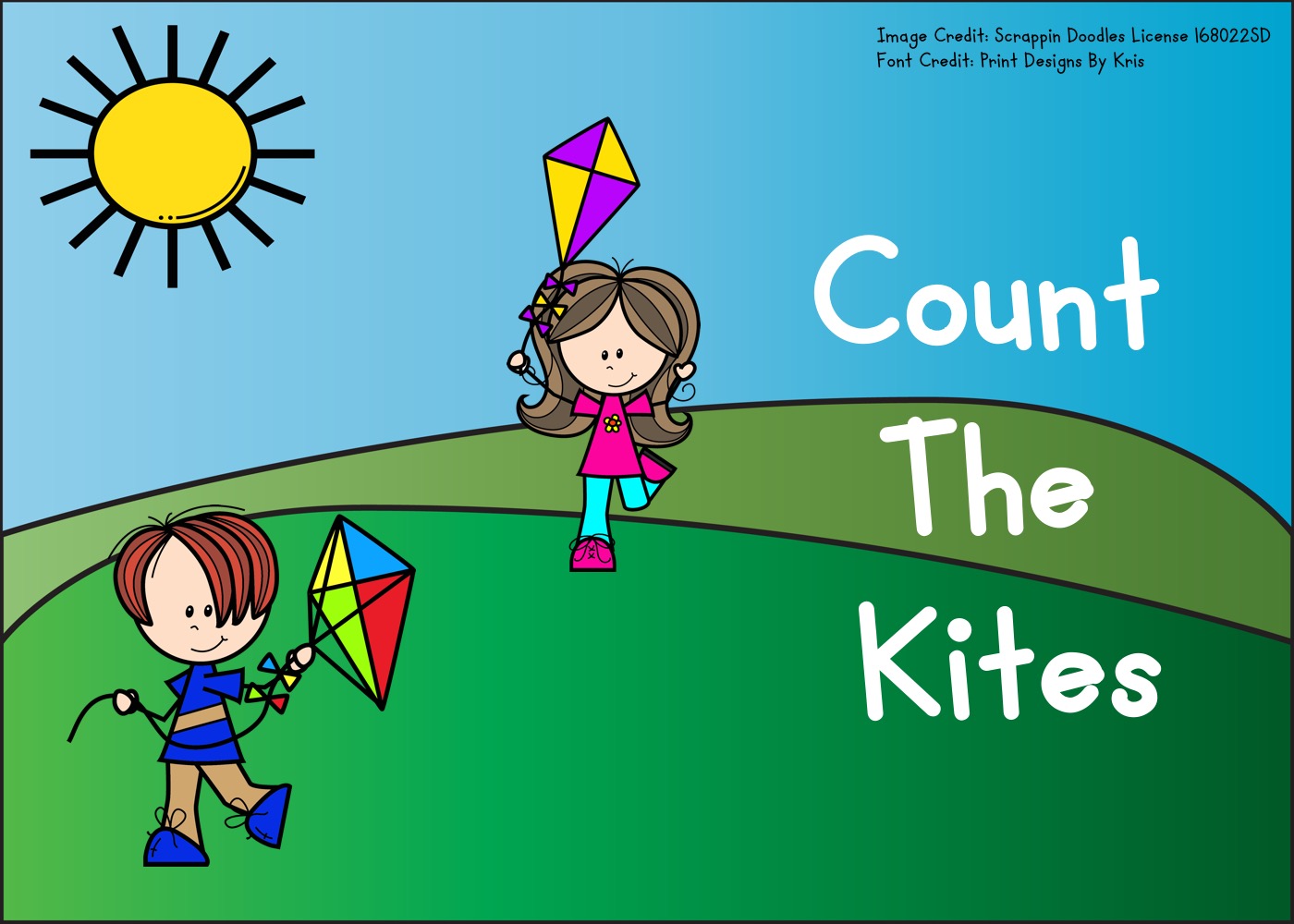 Count The Kites 1-10