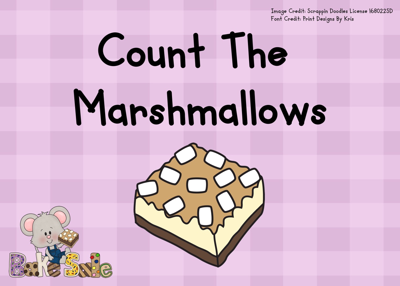 Count The Marshmallows 1-10