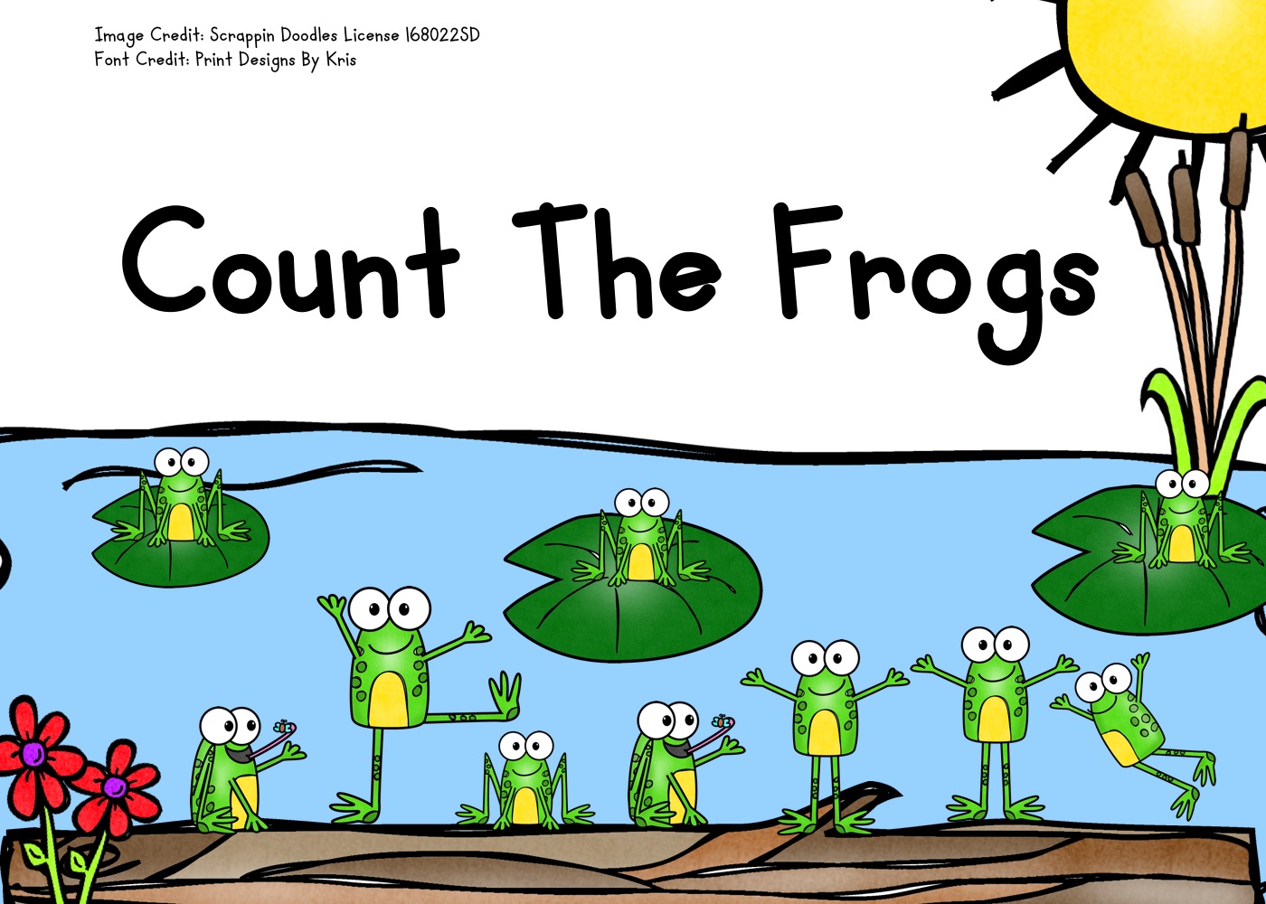 Count The Frogs 1-10