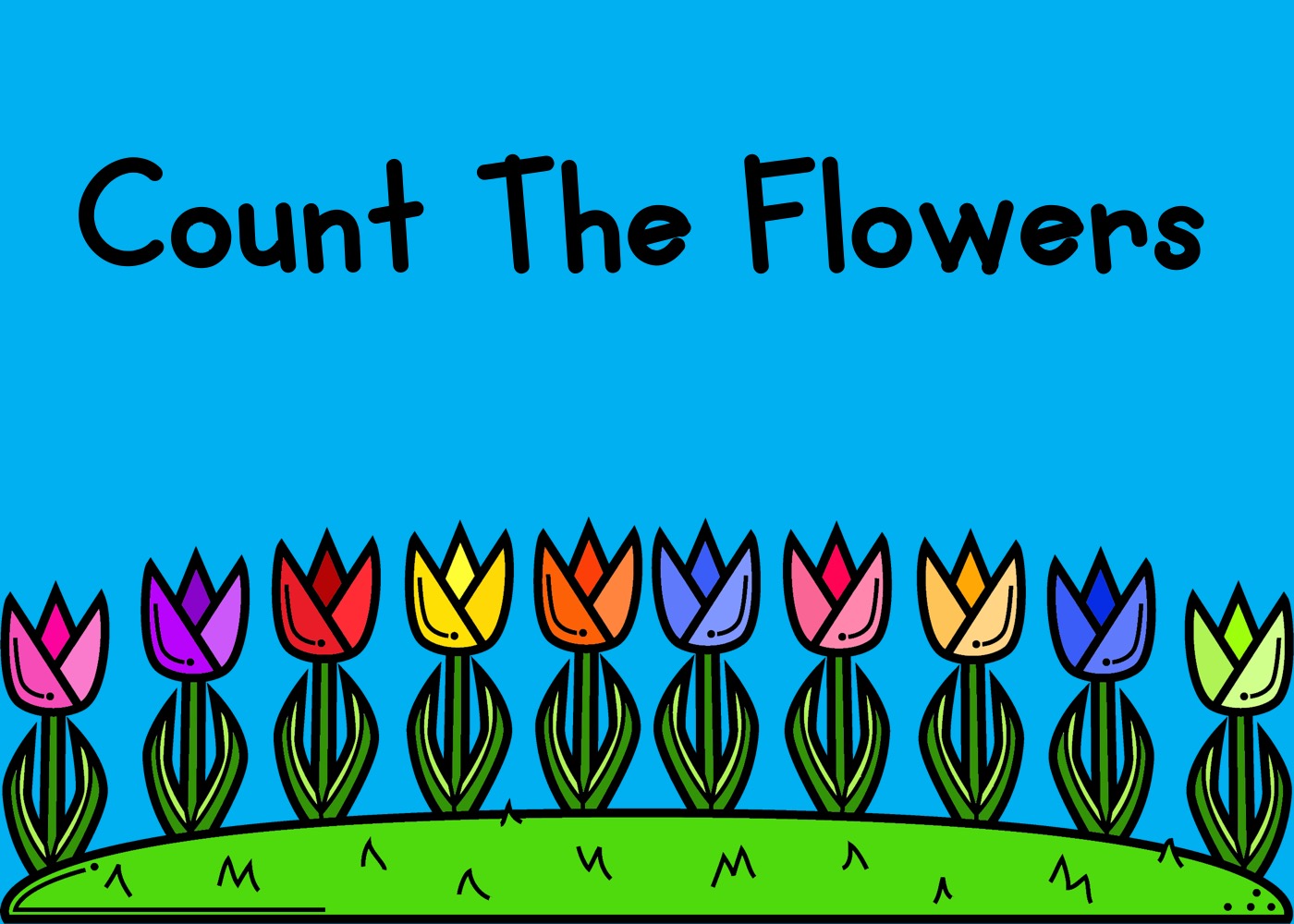 Count The Flowers 1-10