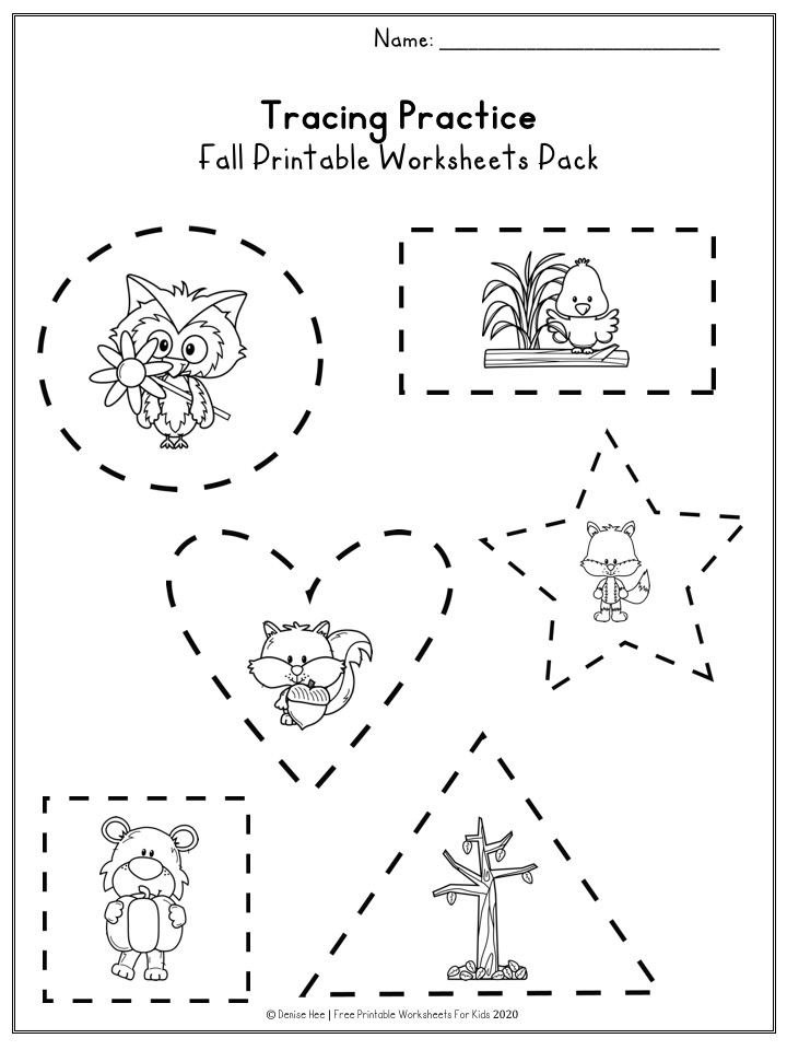 Fun Fall Printables for Preschool and Kindergarten | Autumn Themed Games | Hands On Math and Literacy Homeschool Activities | Kids Classroom Center Ideas and Worksheets #FreePrintableWorksheetsForKids #fall #autumn #worksheet