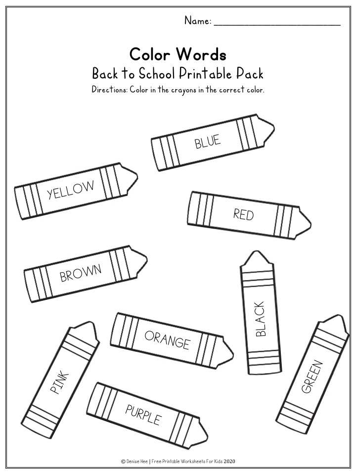 Fun Back To School Printables for Preschool and Kindergarten | Back To School Themed Games | Hands On Literacy and Math Homeschool Activities | Kids Classroom Center Ideas and Worksheets #FreePrintableWorksheetsForKids #backtoschool #august worksheetpacket