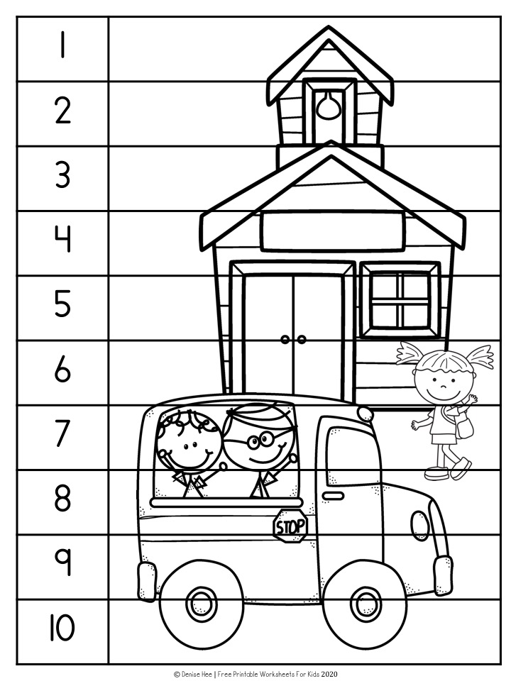 Fun Back To School Printables for Preschool and Kindergarten | Back To School Themed Games | Hands On Literacy and Math Homeschool Activities | Kids Classroom Center Ideas and Worksheets #FreePrintableWorksheetsForKids #backtoschool #august worksheetpacket