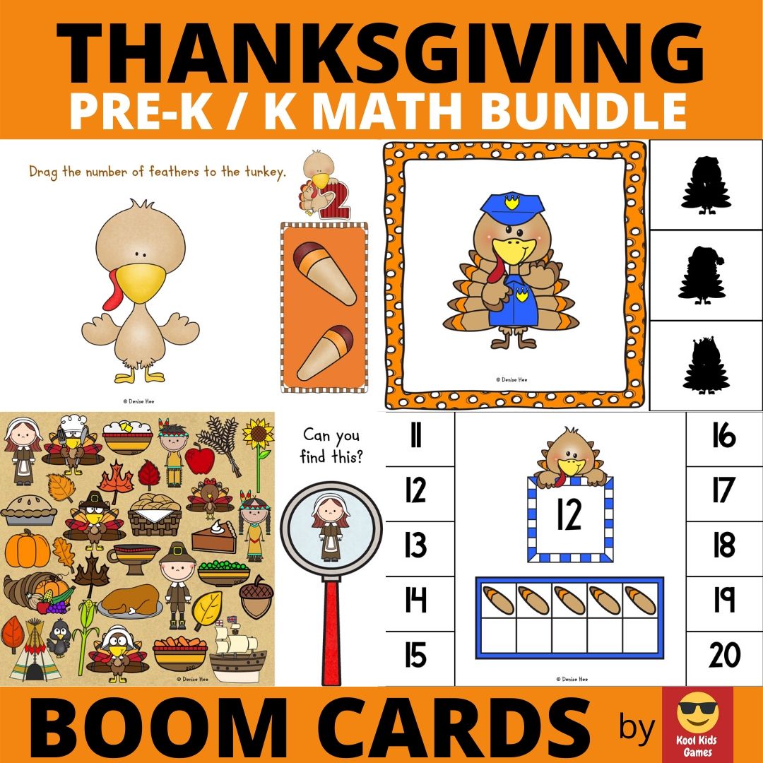 Your preschool and kindergarten students will be gobbling up this fun 50-page worksheet pack filled with literacy, math and fine motor practice activities. You'll be so thankful you found this freebie :)