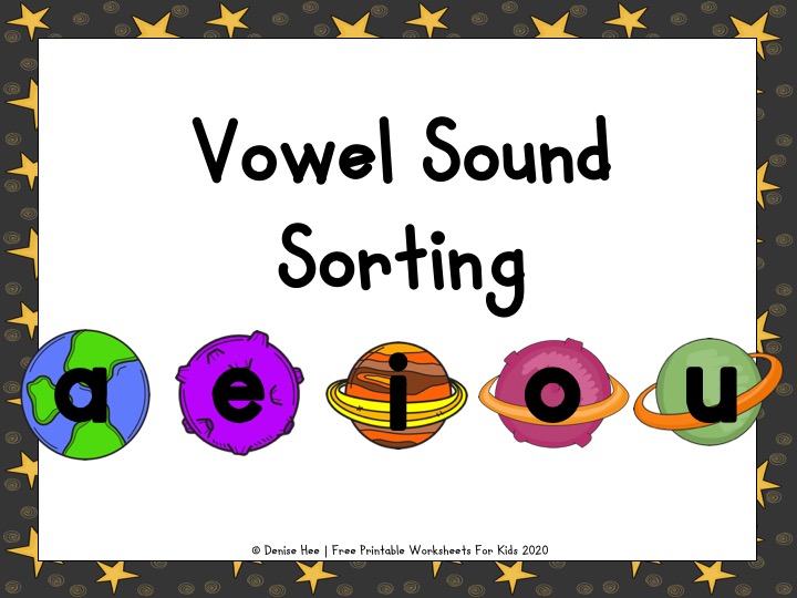 Space CVC Vowel Sorting