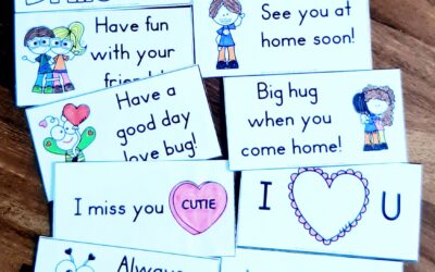 Back to School Printable Lunchbox Notes