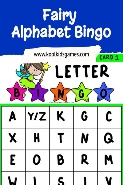 This fairy alphabet bingo printable for preschool will become a quick favorite in your literacy centers and you can add to the magic of fairy themed activities by allowing your students to dress up as they play. Your students will love this letter matching small group activity.