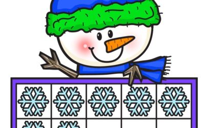 Snowman Ten Frame Mats