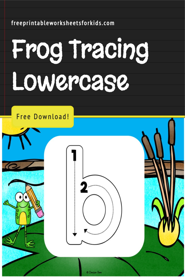 Whether you're prepping for a preschool frog theme week or looking for a kindergarten handwriting practice tool to include in your spring literacy centers, this free printable game will be perfect for it!