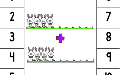 Easter Bunny Simple Sums Addition & Subtraction