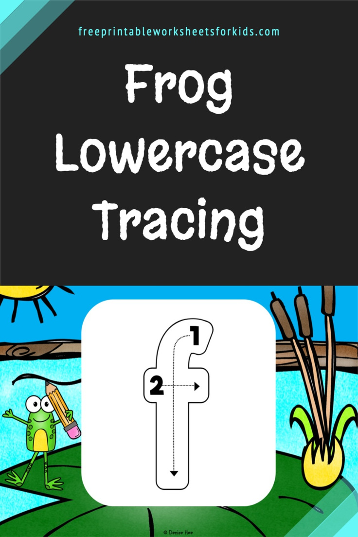 Whether you're prepping for a preschool frog theme week or looking for a kindergarten handwriting practice tool to include in your spring literacy centers, this free printable game will be perfect for it!