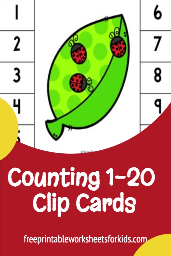 Preschoolers and kindergarteners will love counting the brightly colored ladybugs in this fun bug themed math center. Include this free printable in your insect learning unit to combine math and fine motor strengthening this Spring. Counting 1 to 20 will be so much fun!