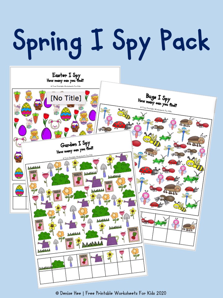 Spring I Spy Pack | Kool Kids Games