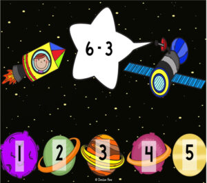 Space Subtraction Clip Cards