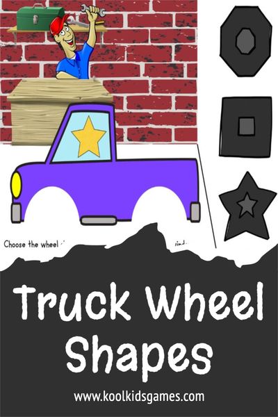 Add these cute truck wheel shapes clip cards to your geometry math rotations and have your students matching the 2D shape to the correct wheel. The more activities that you can attach to your transportation theme for preschool, the more engaged your students are going to be!